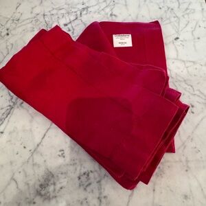 Crate and barrel linen Hemstitch napkins, set of 6, EUC